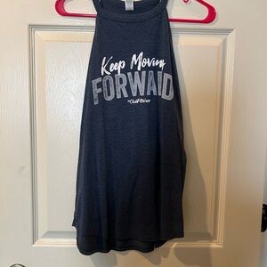 Black Graphic Tank Top